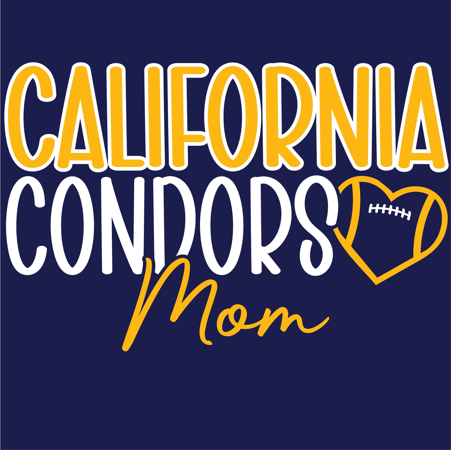 Cal Football Custom D1 | Ladies Ringspun Tee