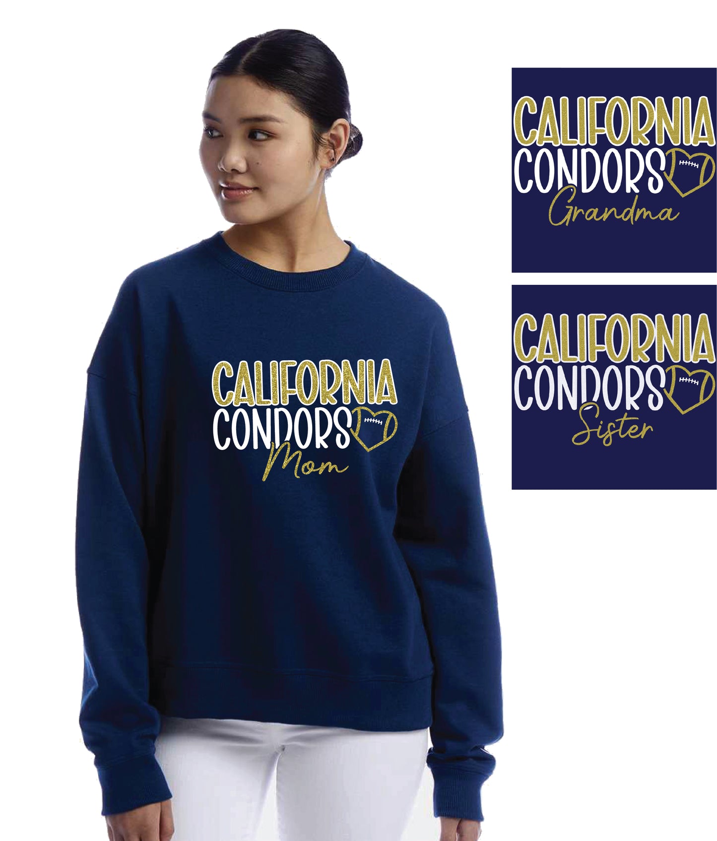 Cal Football Custom D1 | Unisex Crewneck Fleece