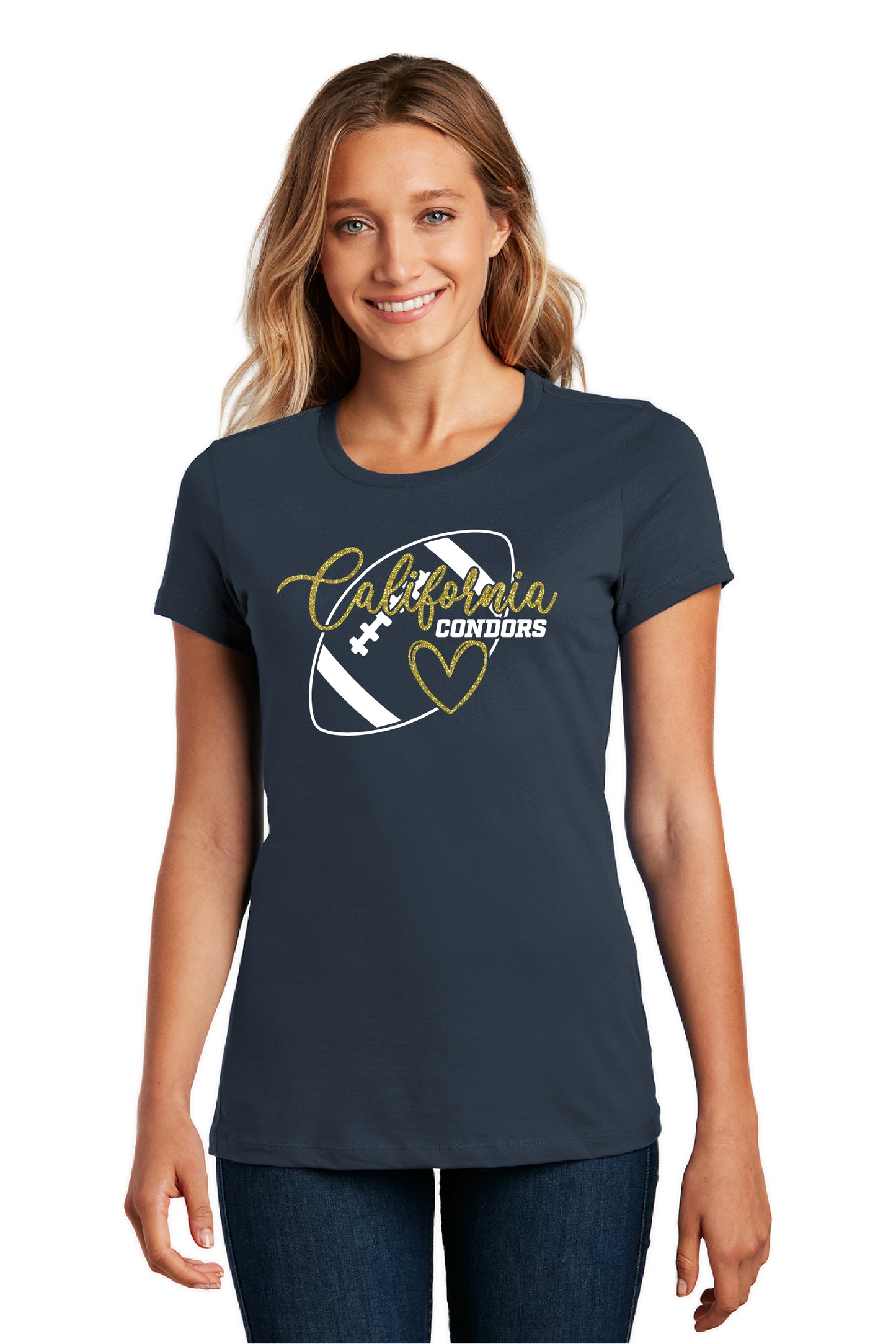 Cal Football Boosters D4 | Ladies Ringspun Tee