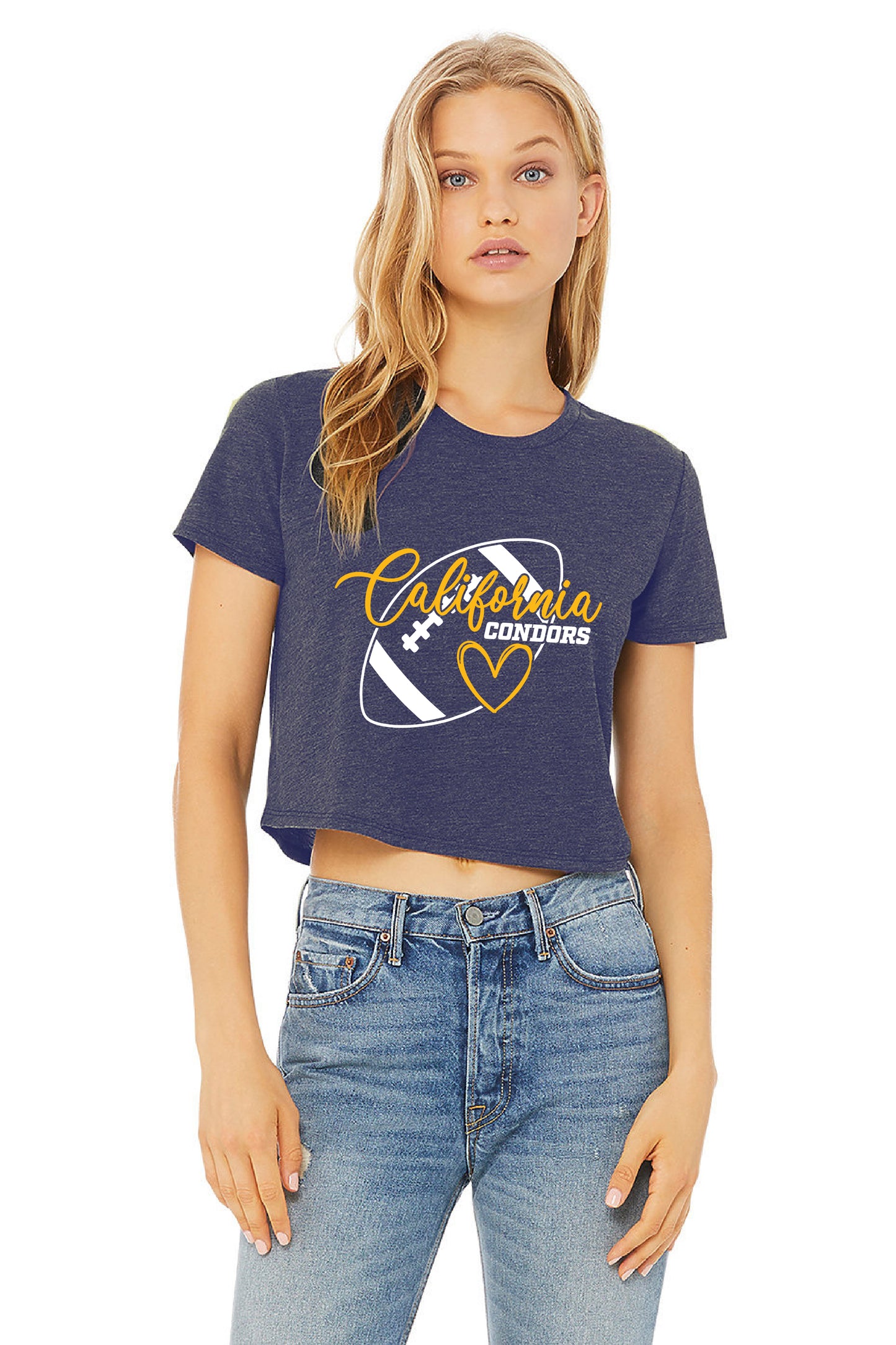 Cal Football Boosters D4 | Ladies Cropped Tee