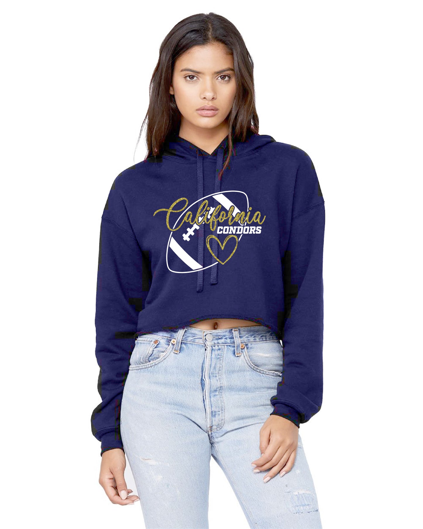 Cal Football Boosters D4 | Ladies Cropped Hoody