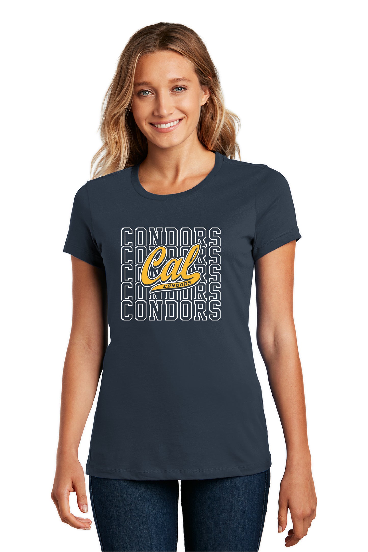 Cal Football D4 | Ladies Ringspun Tee