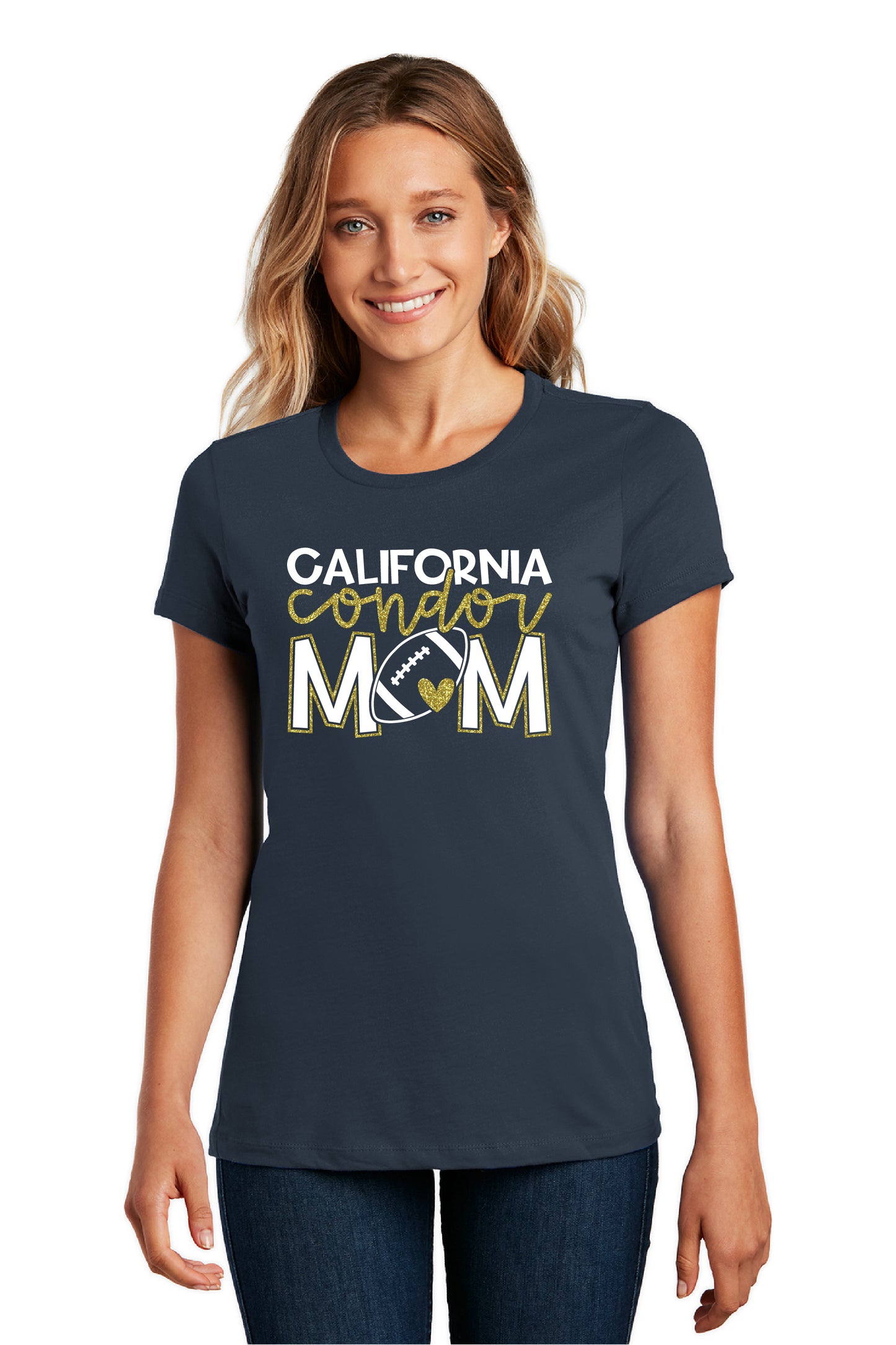 Cal Football Boosters D6 | Ladies Ringspun Tee