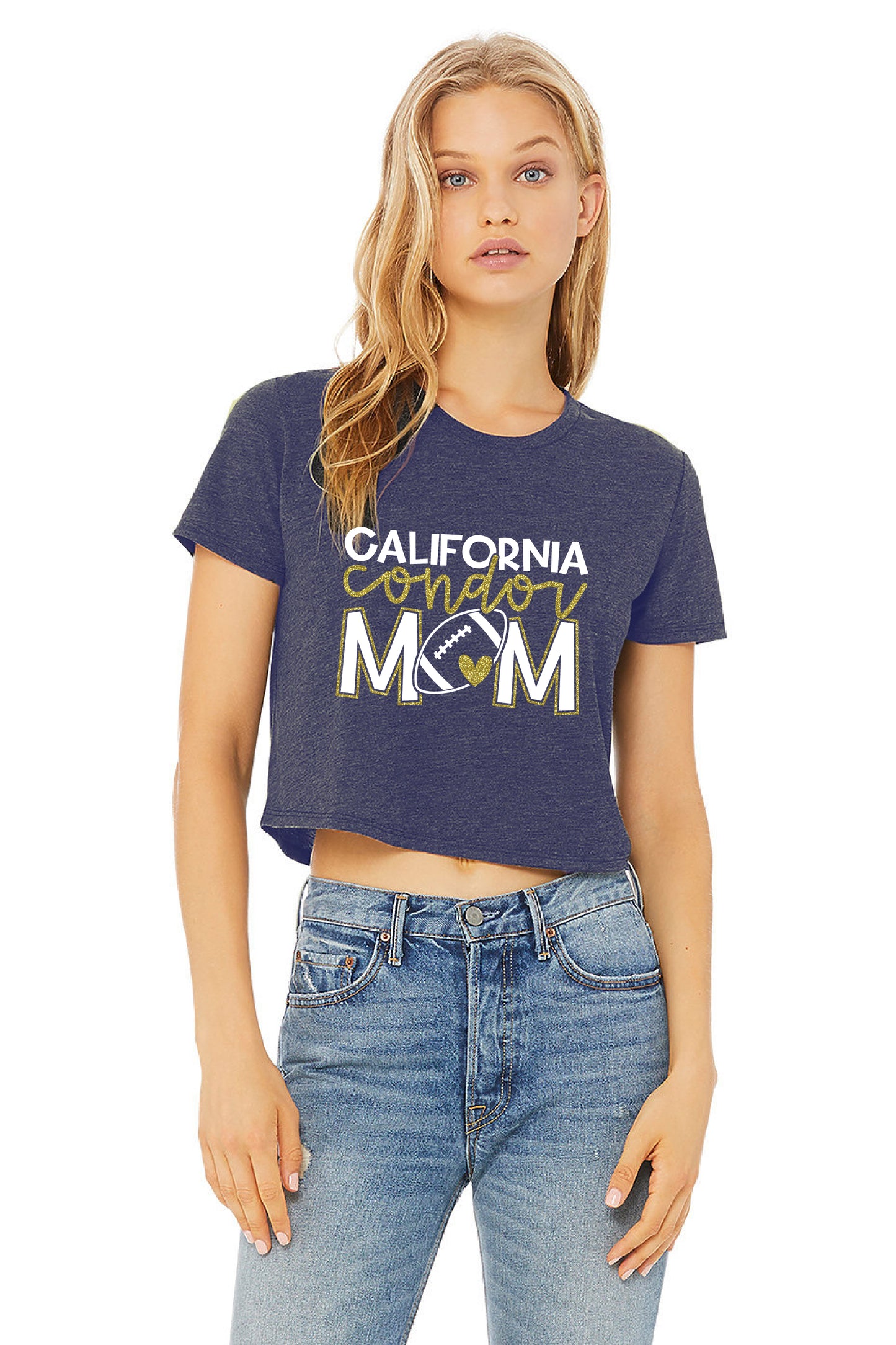 Cal Football Boosters D6 | Ladies Cropped Tee