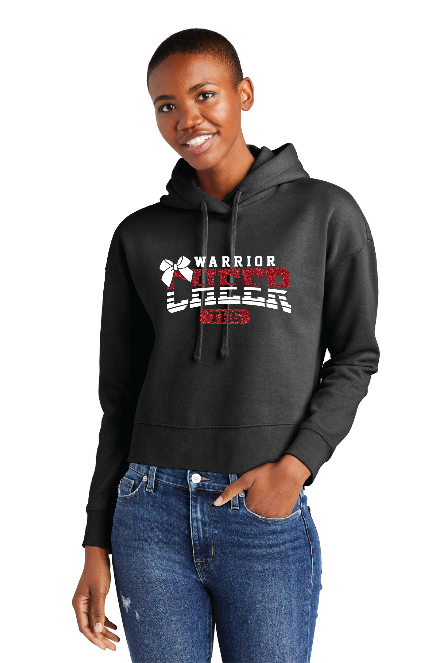 Troy Cheer Design 1 | Cropped Hoody
