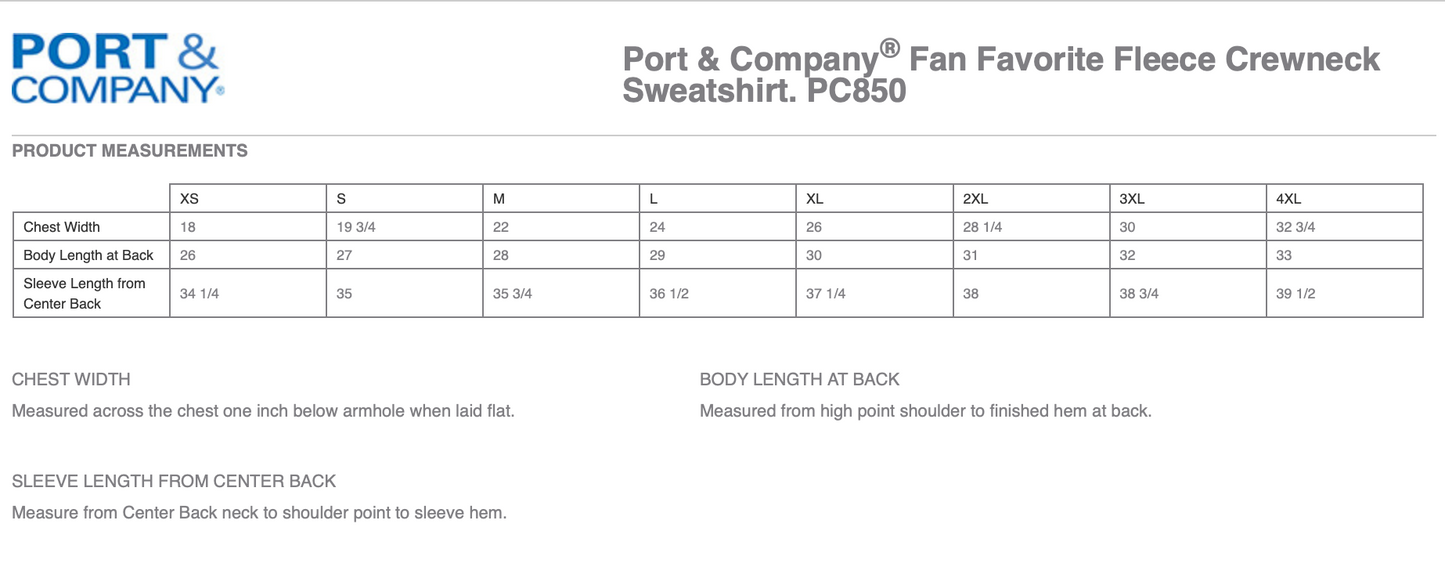 JYC | Unisex Crewneck Fleece
