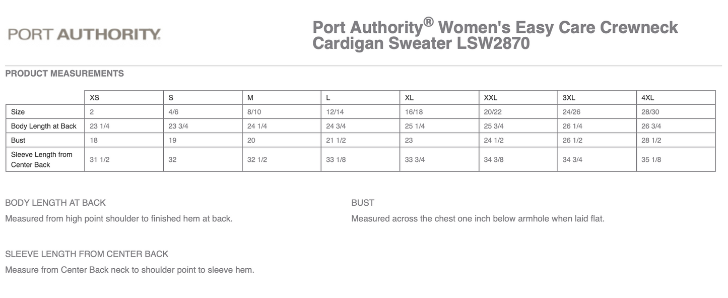 LJSD | Ladies Cardigan Sweater