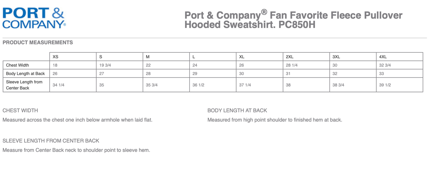 El Portal Staff | Embroidered Unisex Adult Hoody