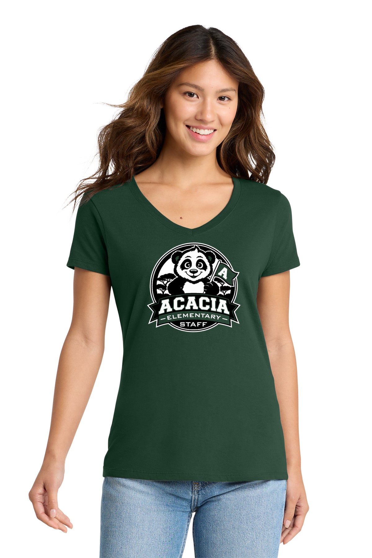 Acacia Staff D1 | Ladies Vneck