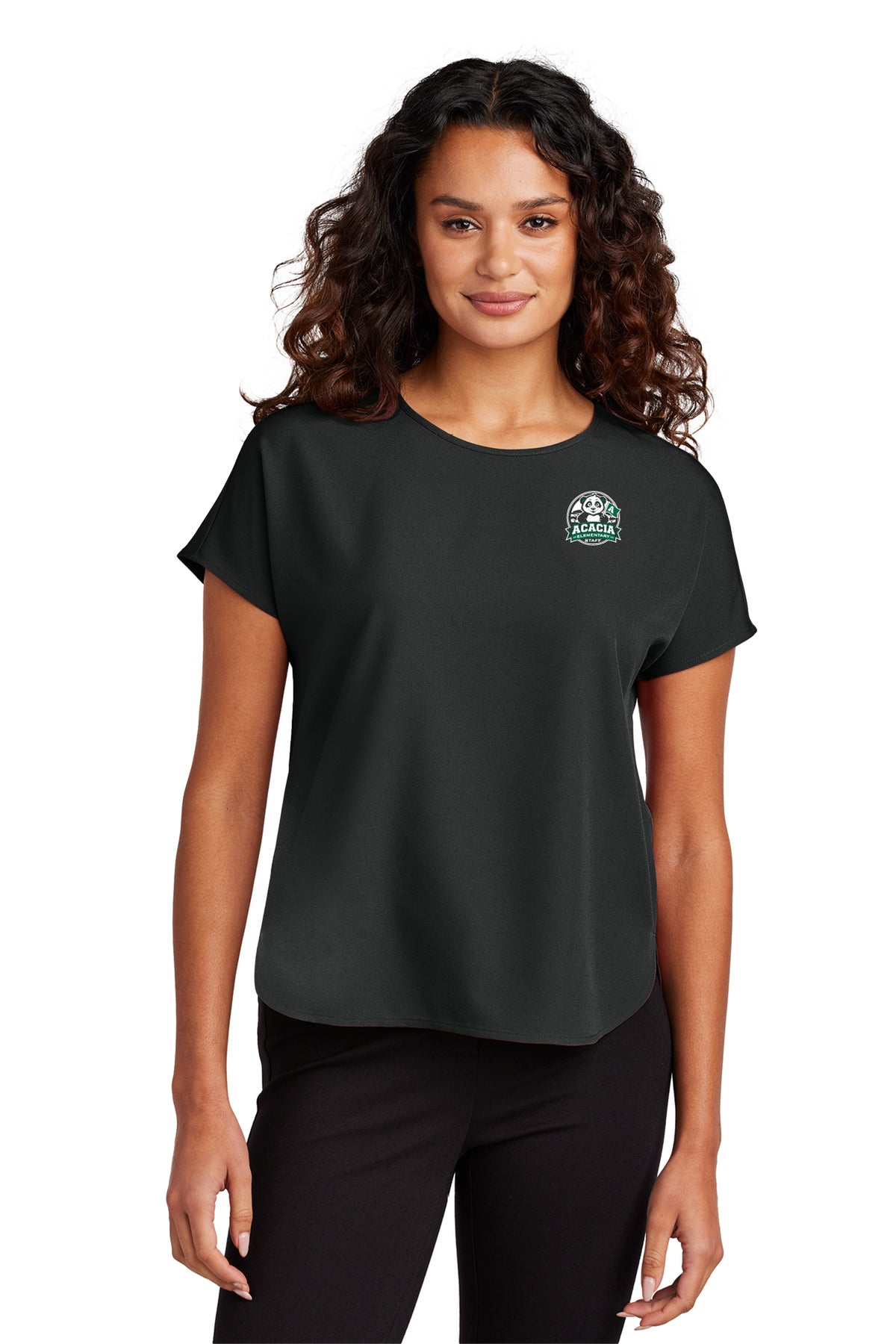Acacia Staff | Womens Stretch Crepe Crew