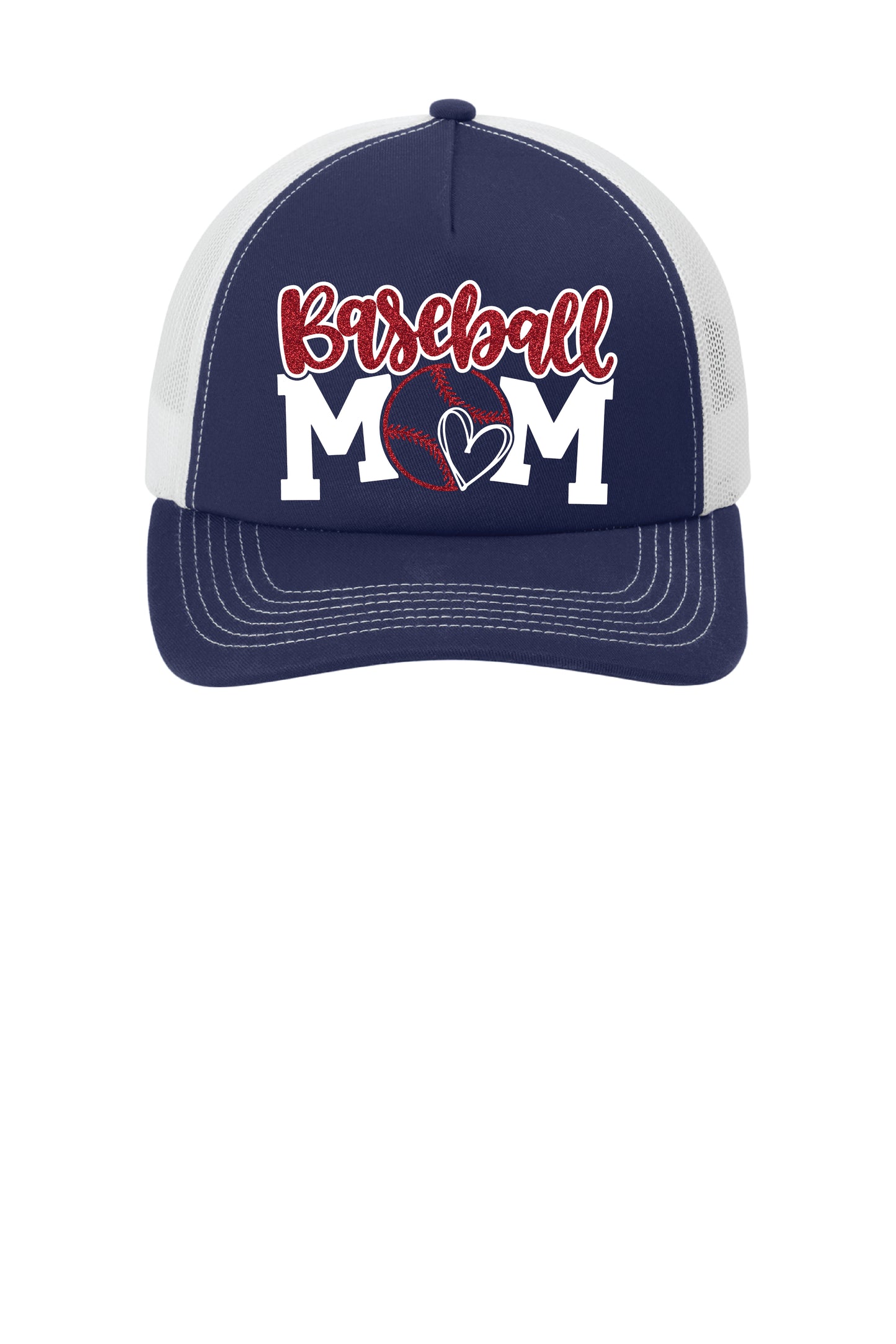 Murphy Ranch LL | Baseball Mom Glitter Trucker Cap