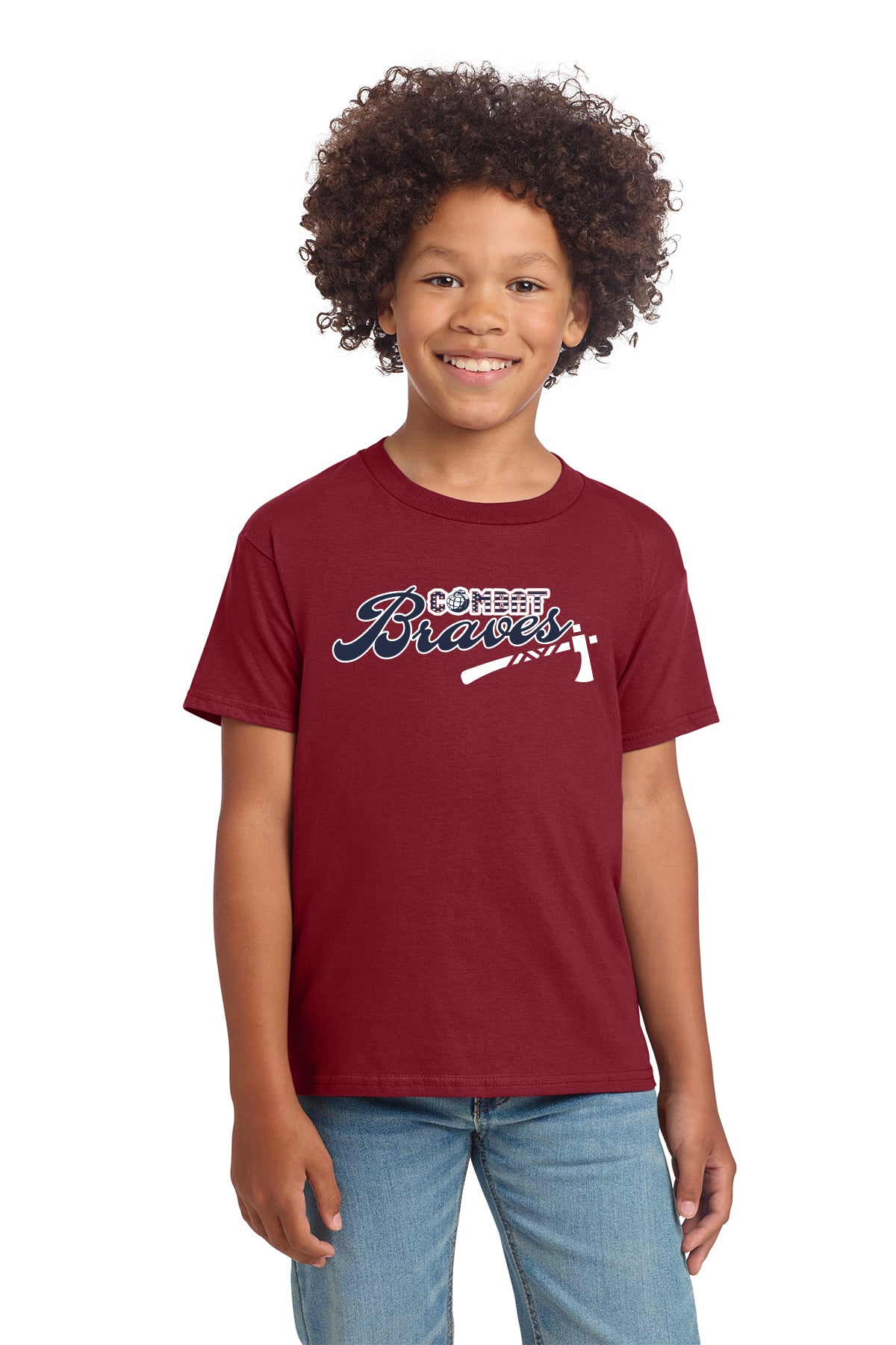 Combat Braves | Youth Softstyle Tshirt