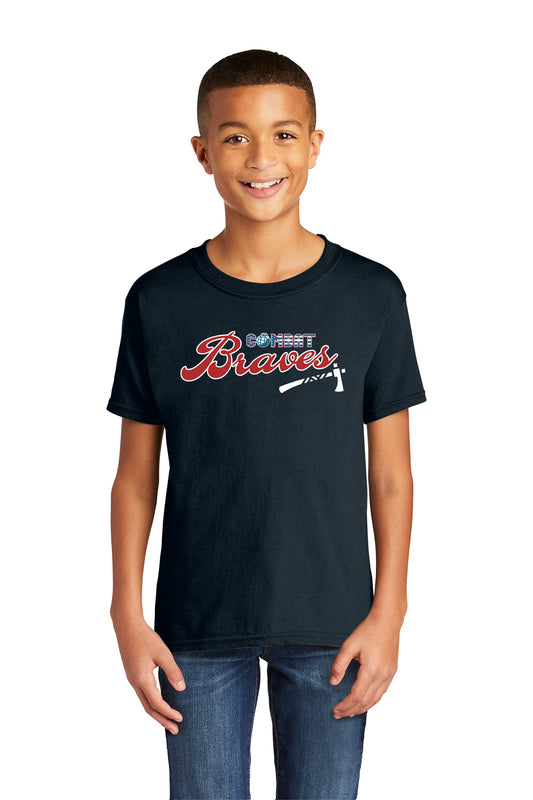 Combat Braves | Youth Softstyle Tshirt