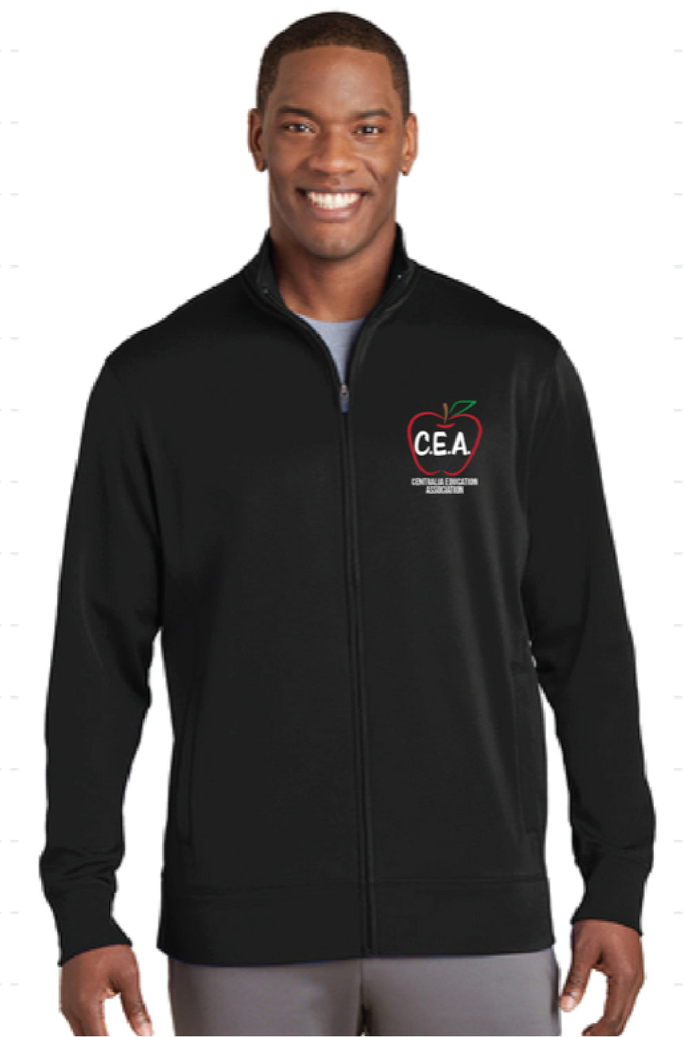 CEA | Men's Sport-Wick Fleece Full-Zip Jacket