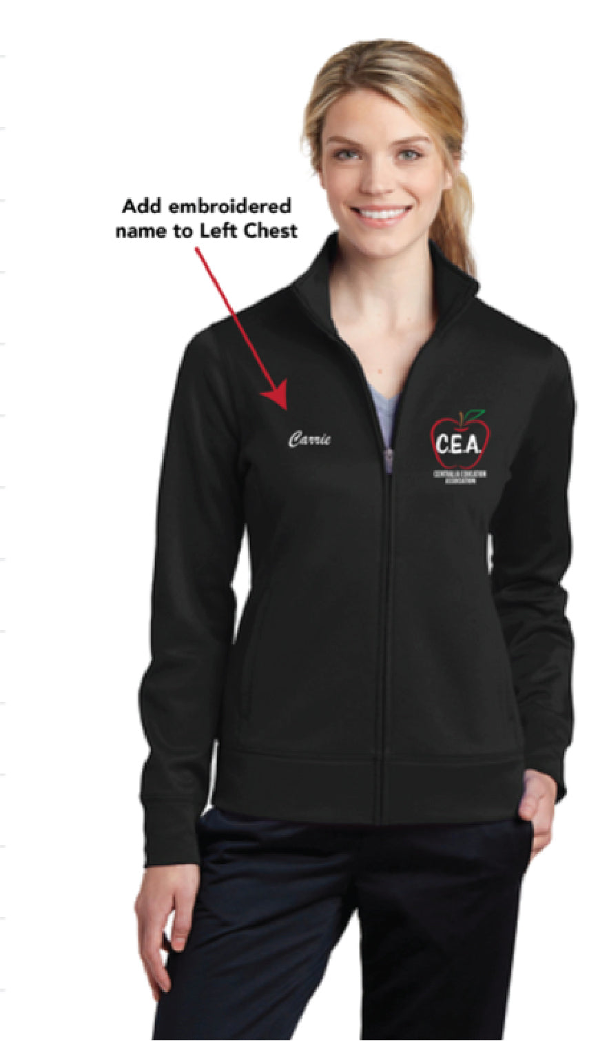 CEA | Women's Sport-Wick Fleece Full-Zip Jacket