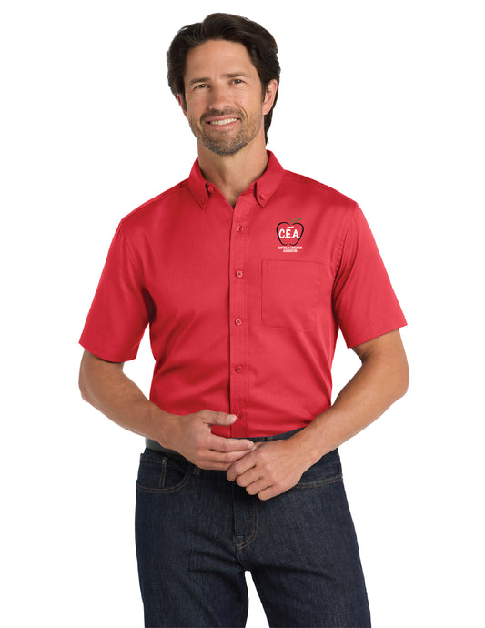 CEA | Men's SuperPro Twill Short Sleeve Shirt