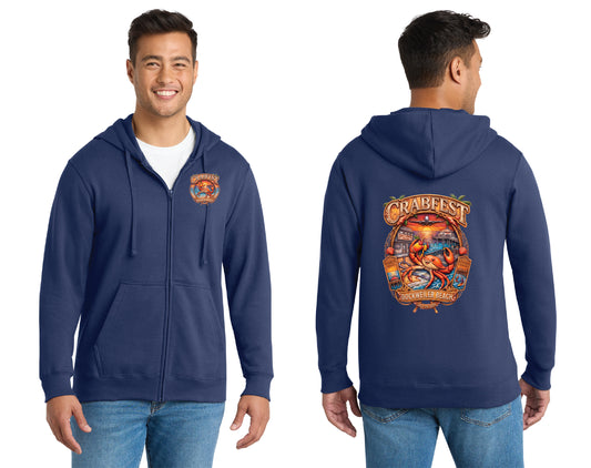 Crabfest 2026 | Unisex  Zip Up Hoody