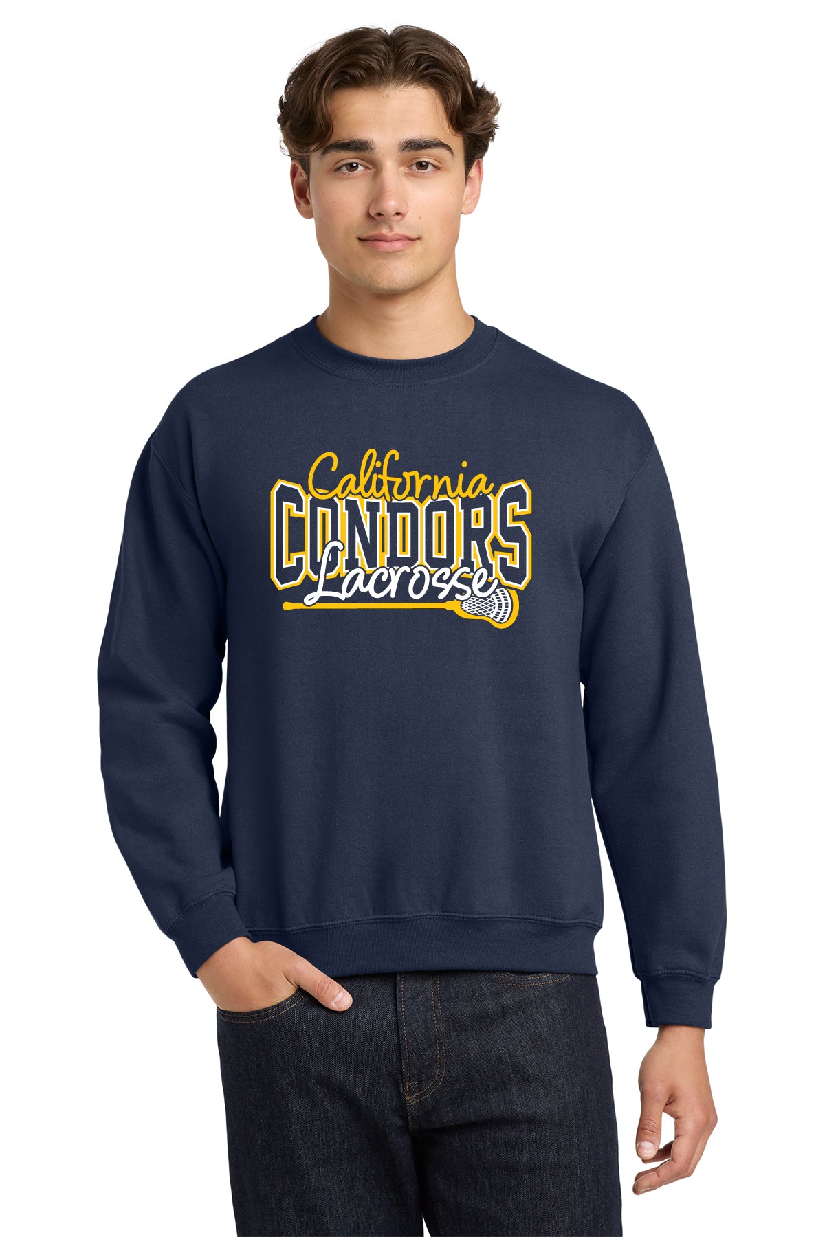 Cal Lacrosse D2 | Unisex Crewneck Fleece