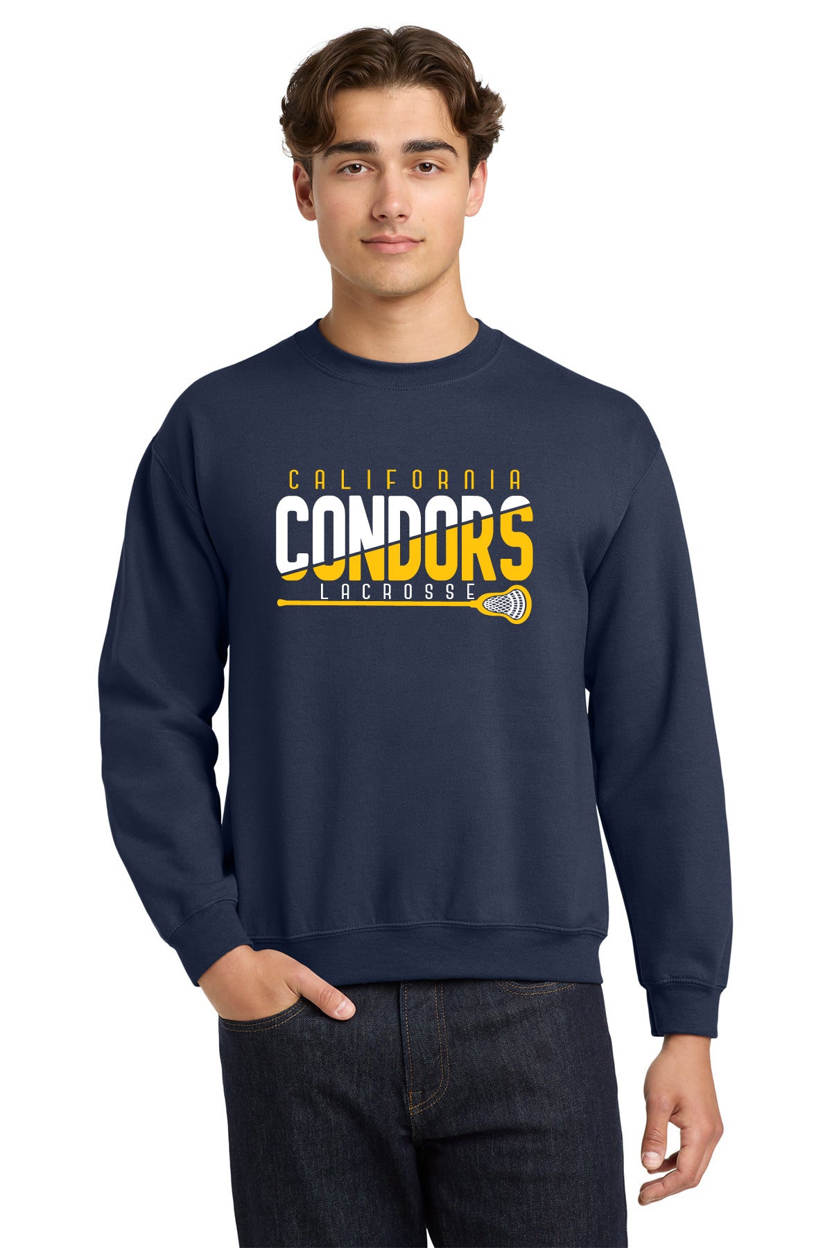 Cal Lacrosse D3 | Unisex Crewneck Fleece