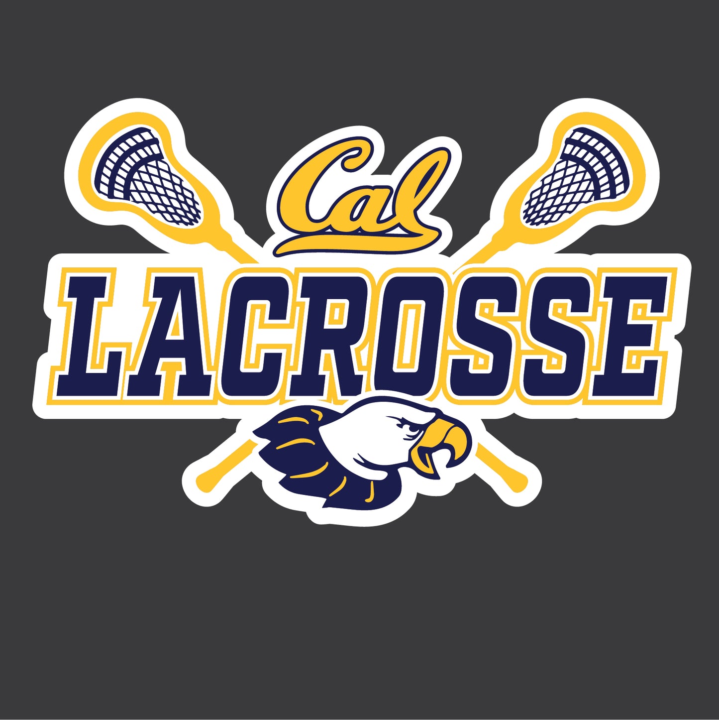 Cal Lacrosse | Car Decal