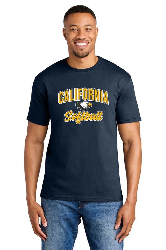 Cal Softball D2 | Unisex Softstyle Tshirt