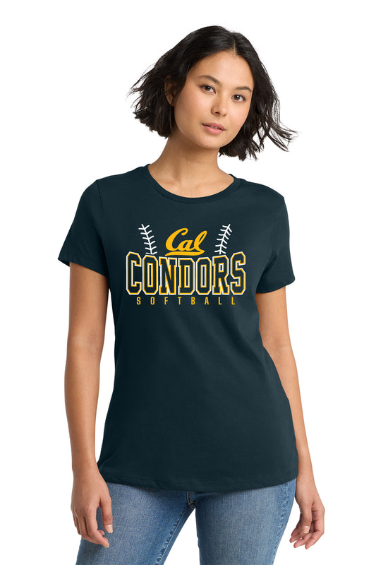 Cal Softball D1 | Ladies Ringspun Tee