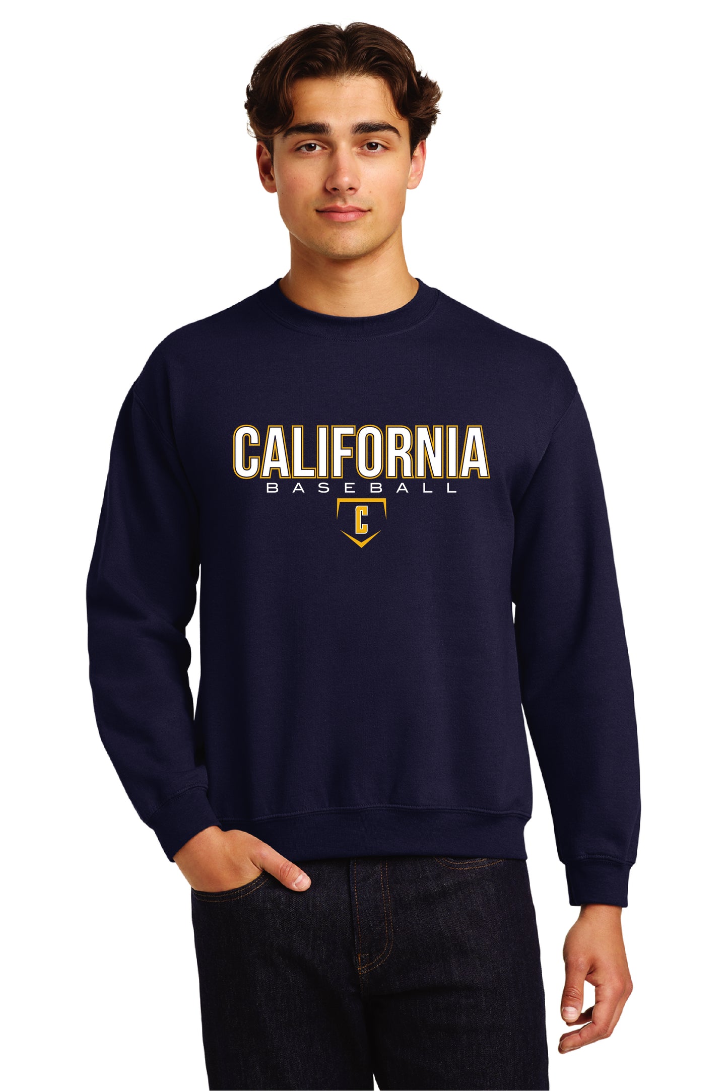 Cal Baseball Design 1 | Unisex Crewneck Fleece