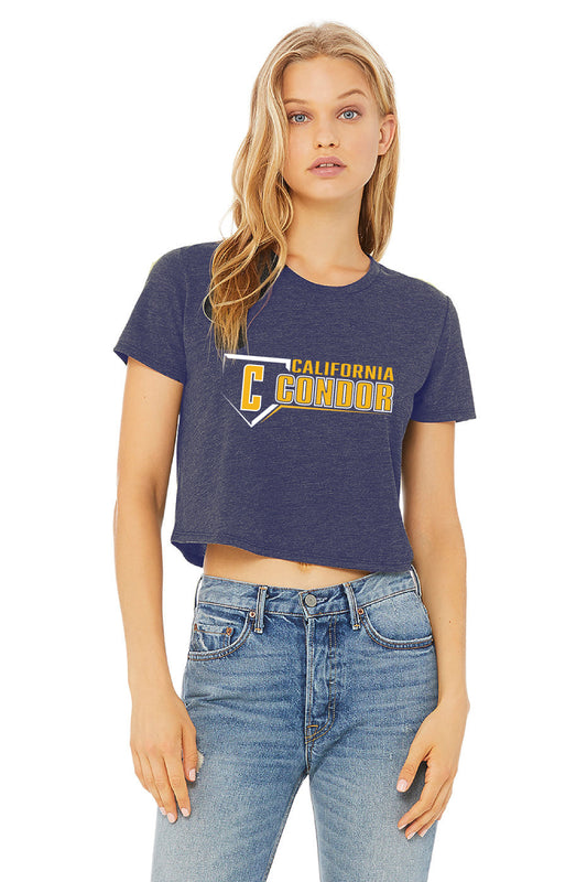 Cal Baseball Design 1 | Ladies Cropped Tee