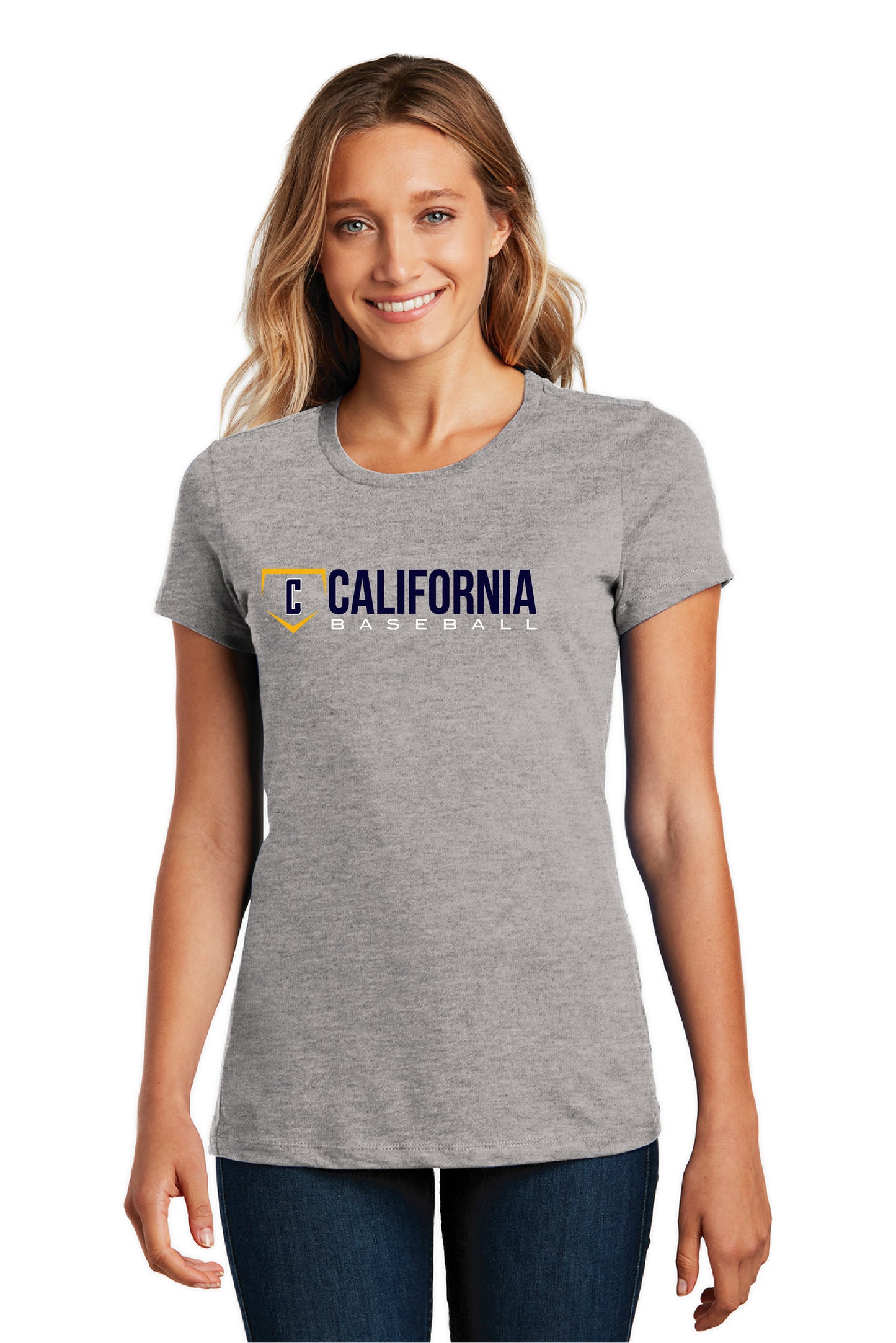 Cal Baseball Design 2 | Ladies Ringspun Tee
