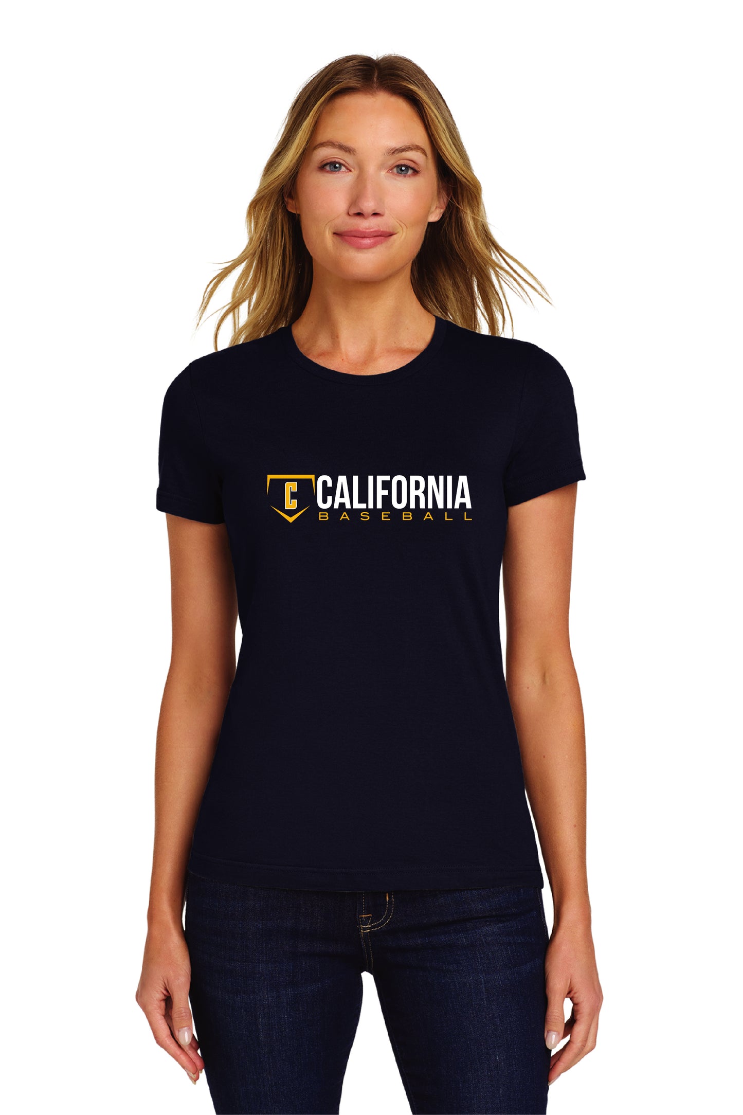 Cal Baseball Design 2 | Ladies Ringspun Tee