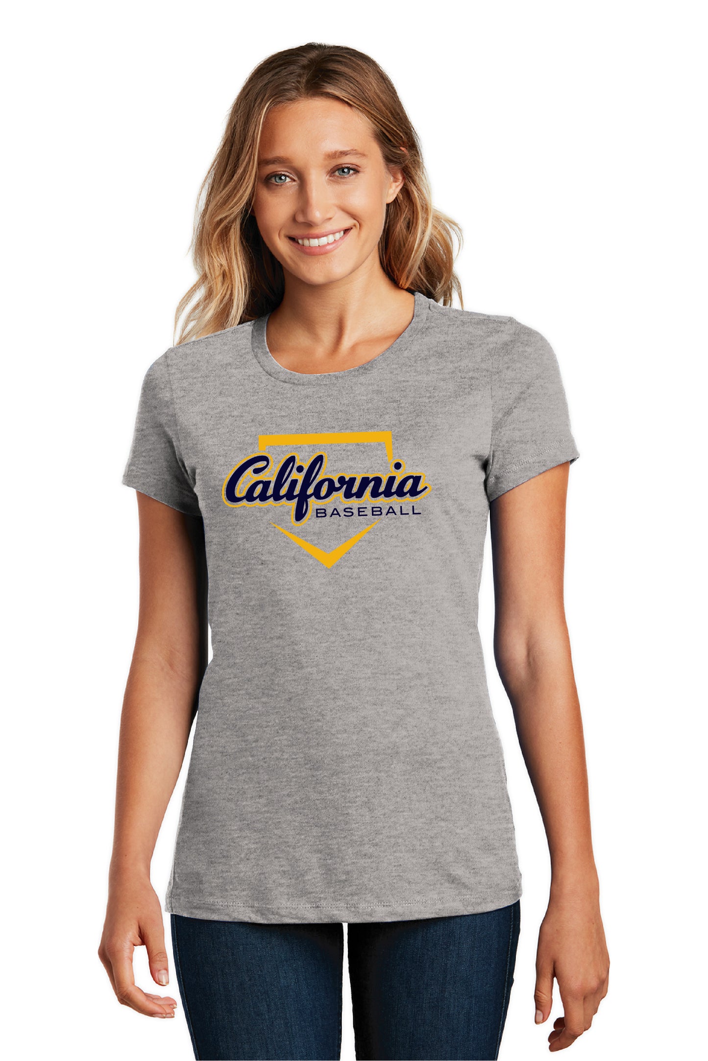 Cal Baseball Design 4 | Ladies Ringspun Tee