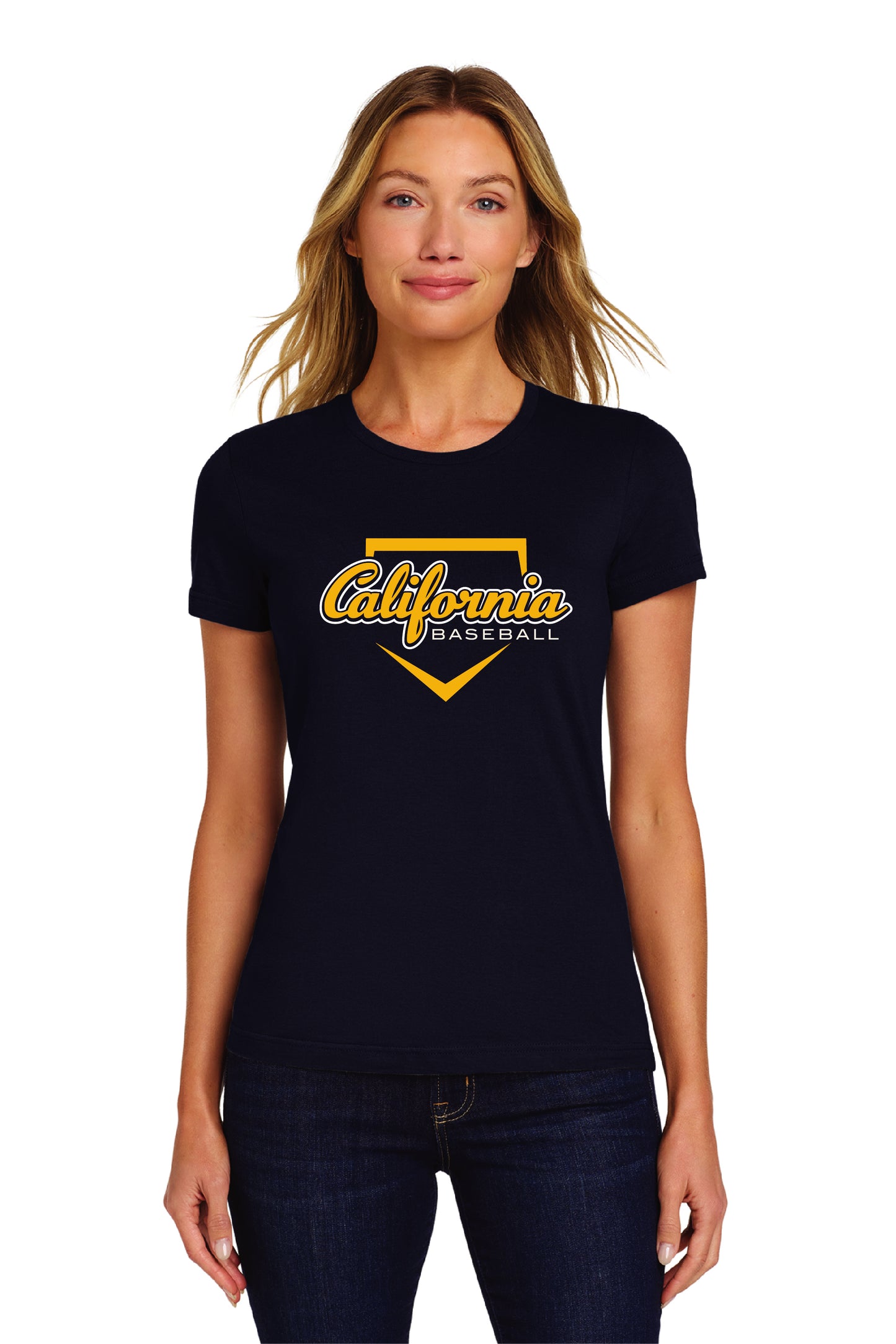 Cal Baseball Design 4 | Ladies Ringspun Tee