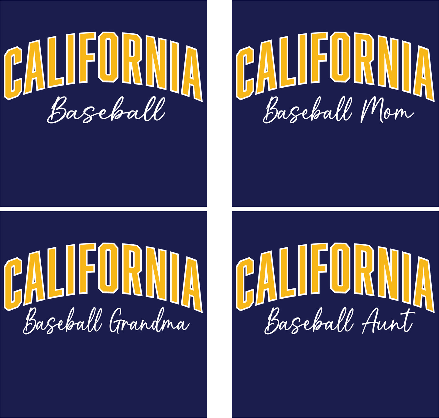 Cal Baseball Design 6 | Customized Ladies Ringspun Tee