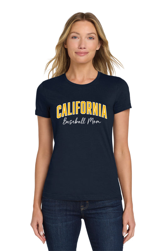Cal Baseball Design 6 | Customized Ladies Ringspun Tee