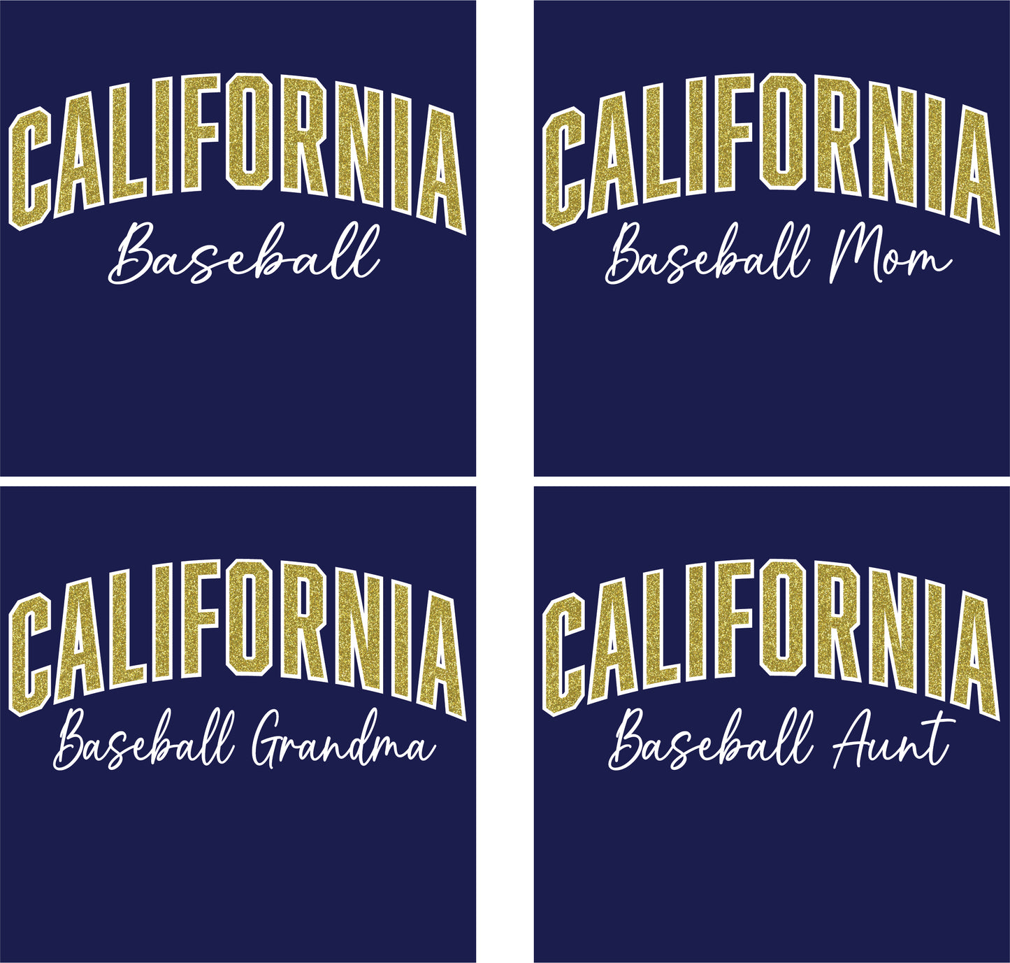 Cal Baseball Design 6 | Customized Ladies Ringspun Tee