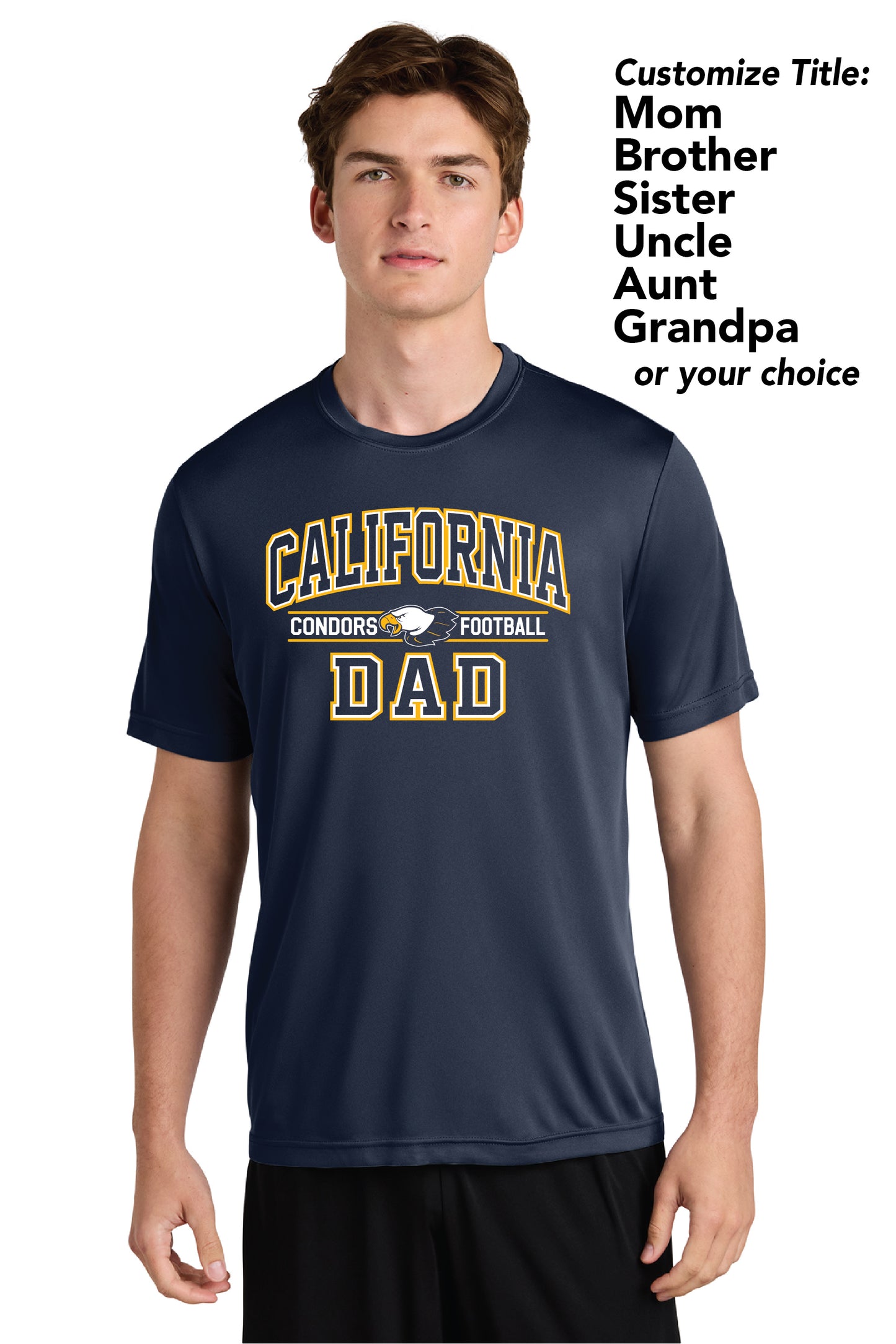 Cal Football Custom Block | Unisex Performance Tshirt