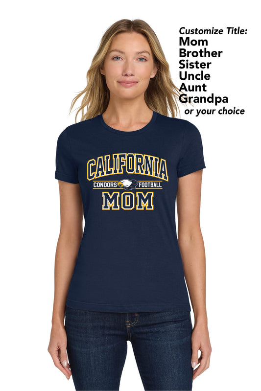 Cal Football Custom Block | Ladies Tee