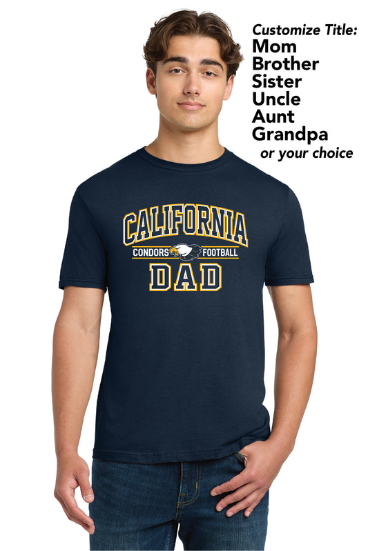 Cal Football Custom Block | Unisex Softstyle Tshirt