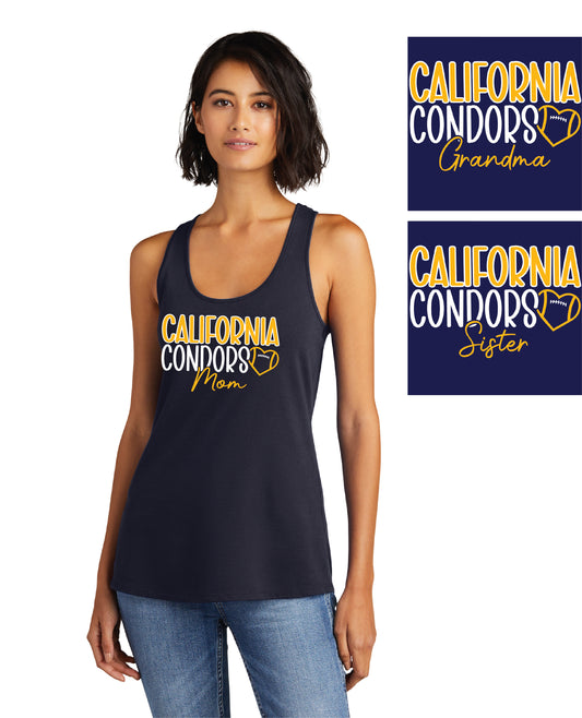 Cal Football Custom D1 | Ladies Tank
