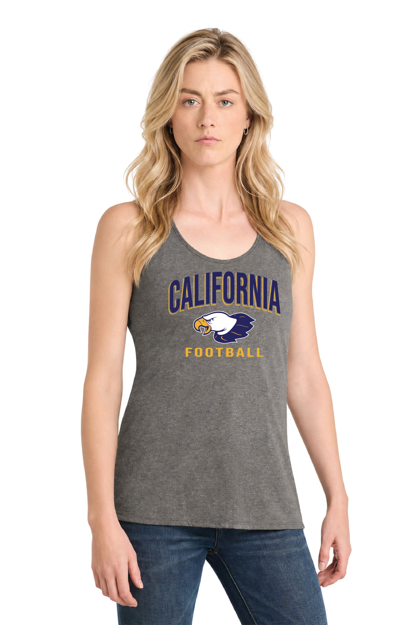 Cal Football D1 | Ladies Racerback Tank