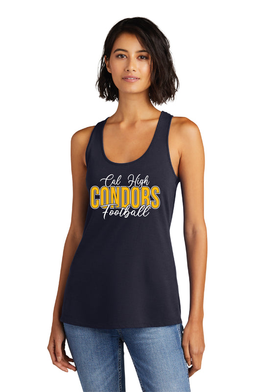 Cal Football D3| Ladies Racerback Tank
