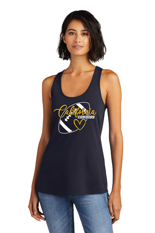 Cal Football Boosters D4 | Ladies Racerback Tank