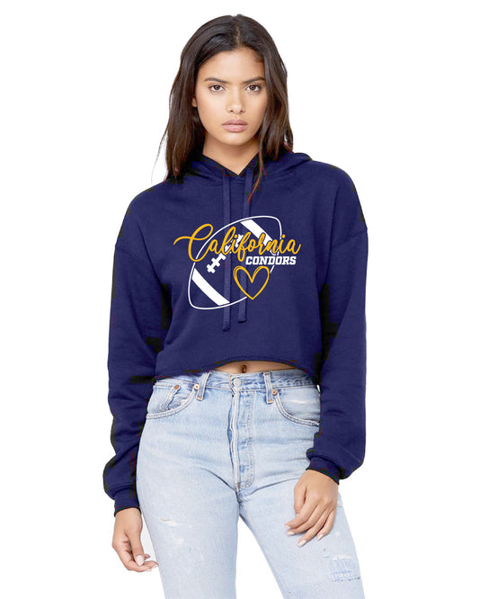Cal Football Boosters D4 | Ladies Cropped Hoody