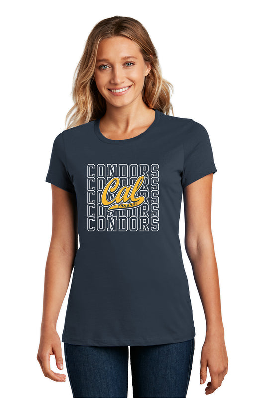 Cal Football D4 | Ladies Ringspun Tee