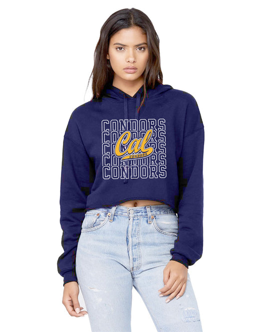 Cal Football Boosters D5 | Ladies Cropped Hoody