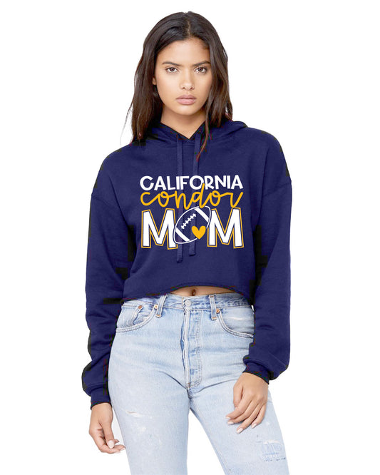 Cal Football D6 | Ladies Cropped Hoody