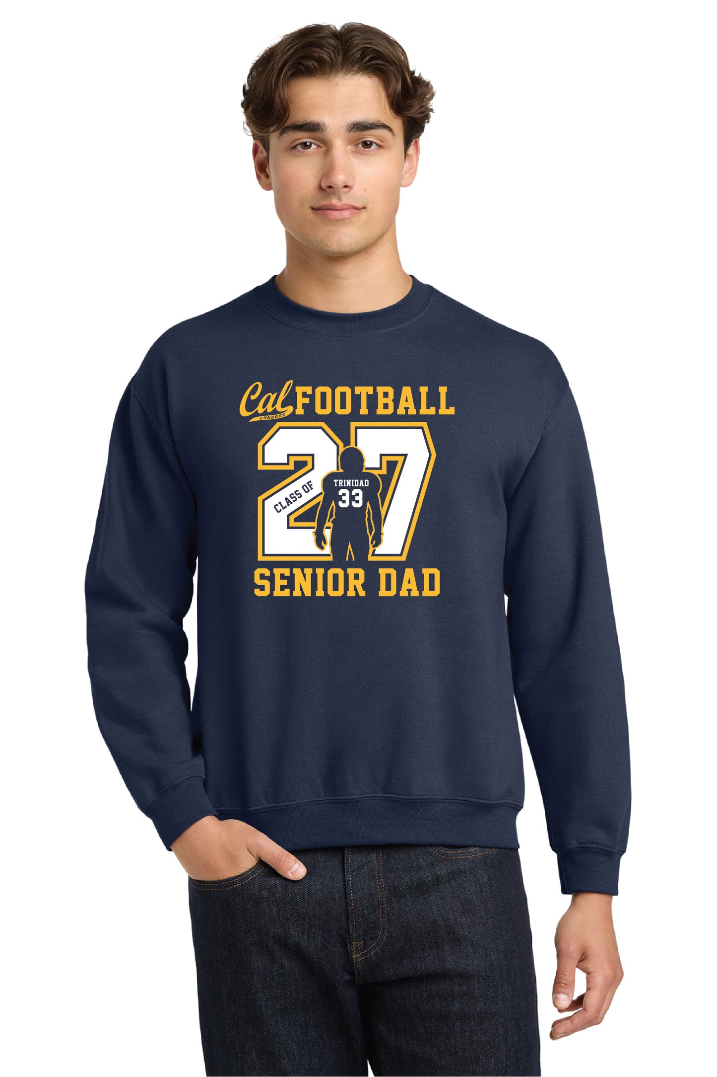 Cal Football Senior Dad 1 | Unisex Crewneck Fleece