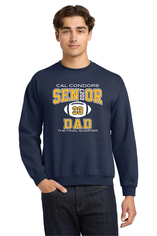 Cal Football Senior Dad 2 | Unisex Crewneck Fleece