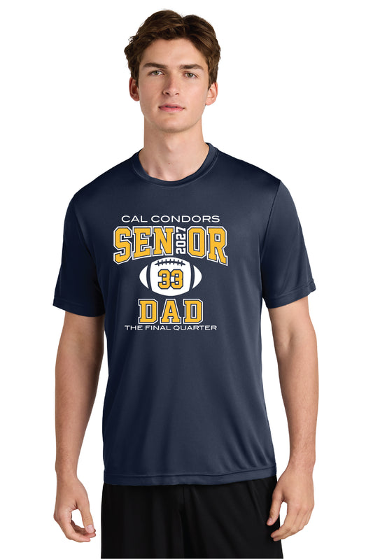 Cal Football Senior Dad 2 | Unisex Performance Tshirt