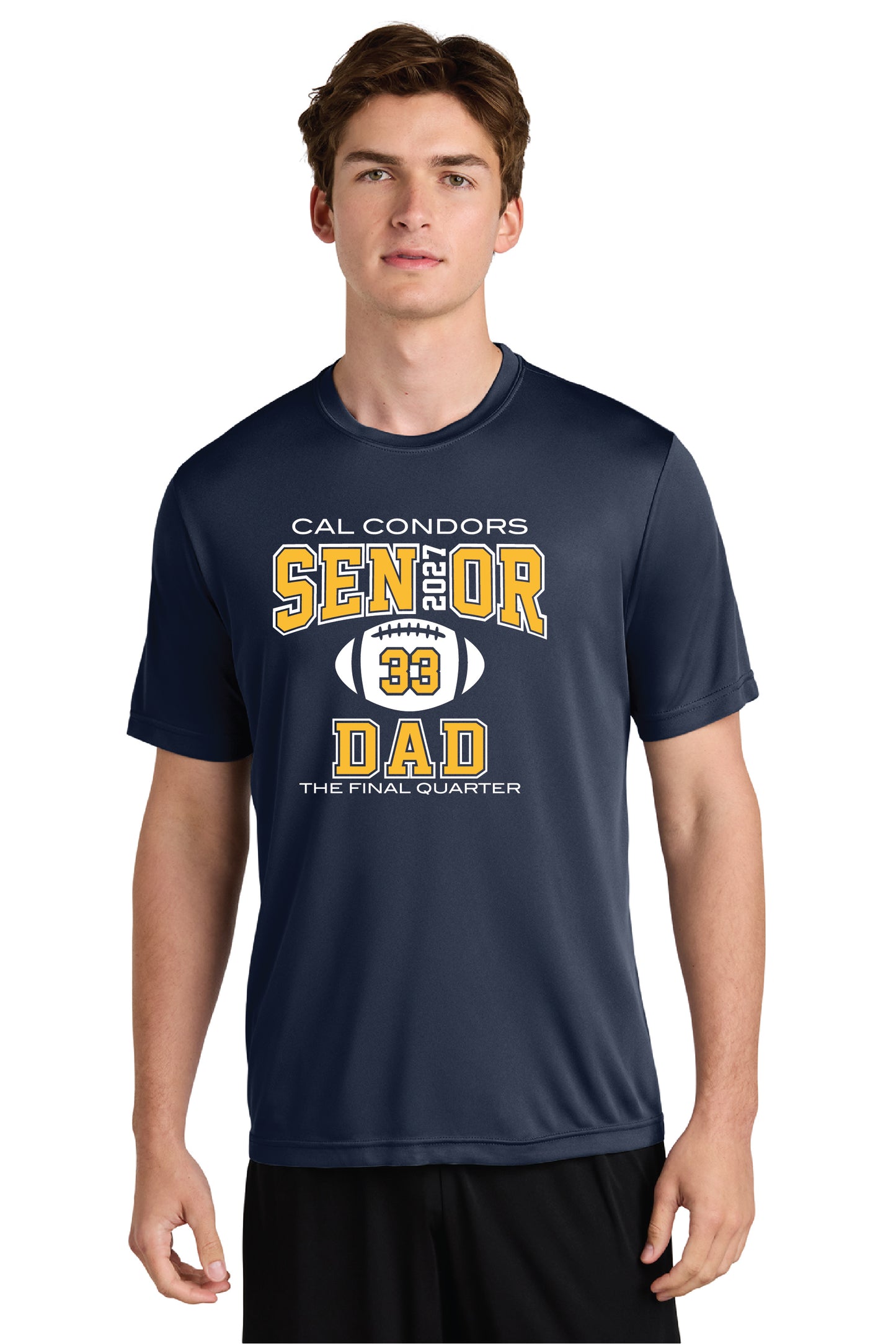 Cal Football Senior Dad 2 | Unisex Performance Tshirt